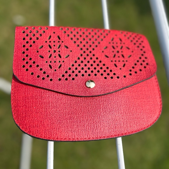 Red Clutch Bag - Picture 4 of 16